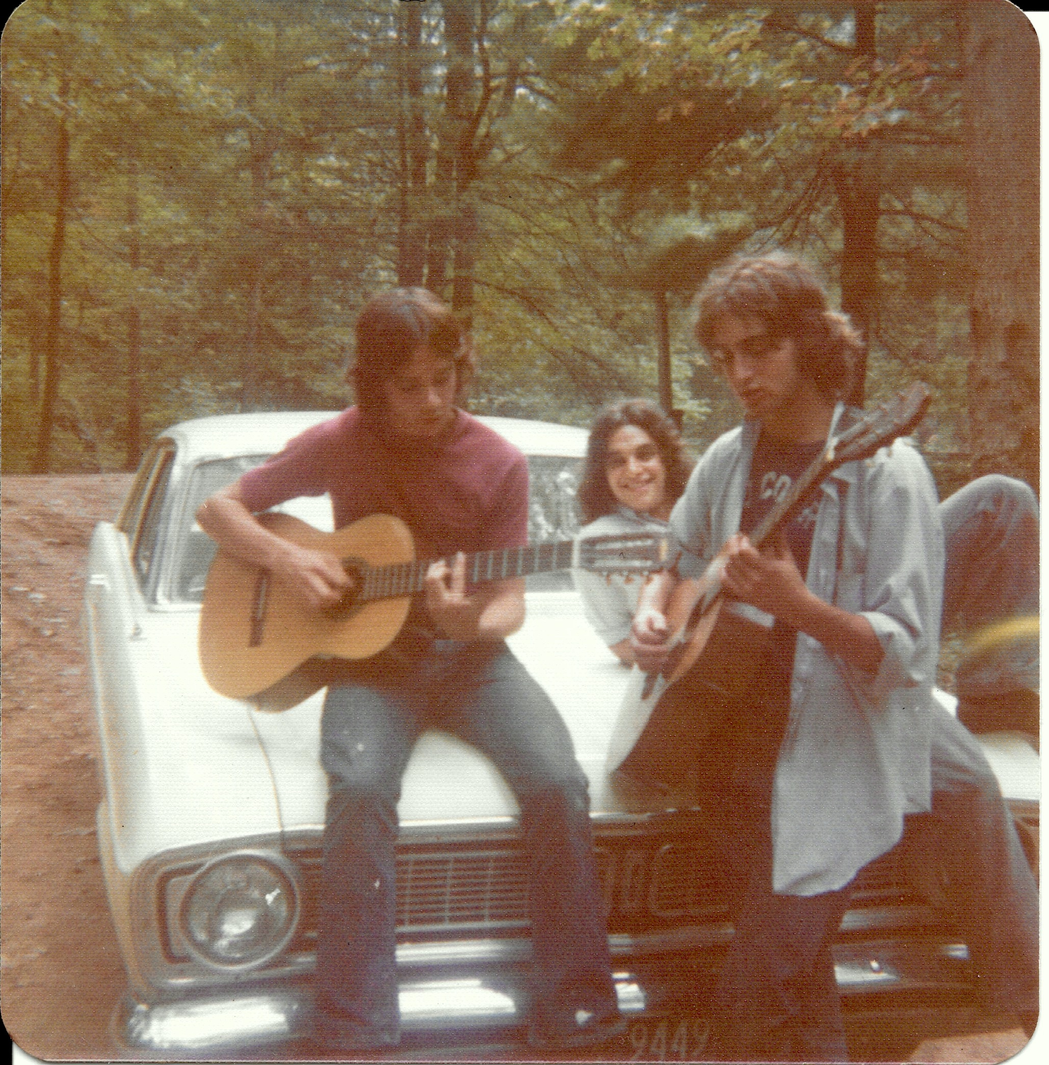 With Greg Davenport and Rob  Mandelberg at Still Pond, MD on one of Mr. Albright's unforgettable camping trips.